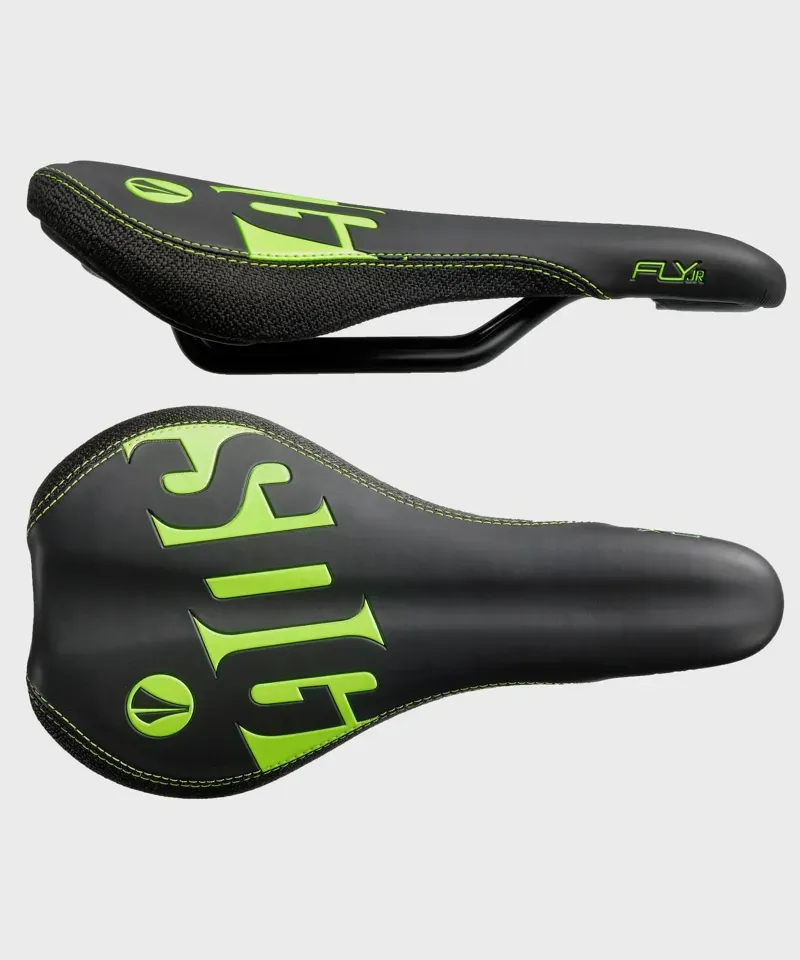 SDG Fly Junior Steel Rail Bicycle Saddle - Green