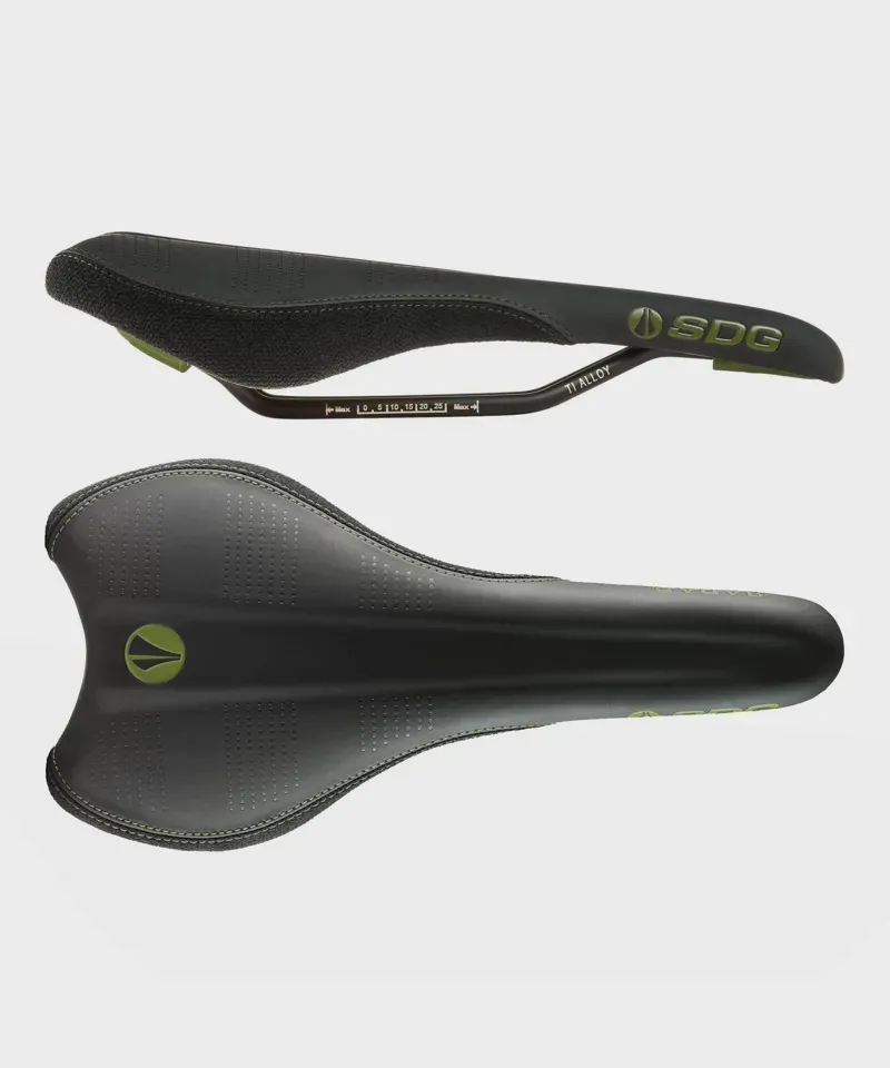 SDG Radar Cro-Mo Bicycle Saddle - Black/Olive