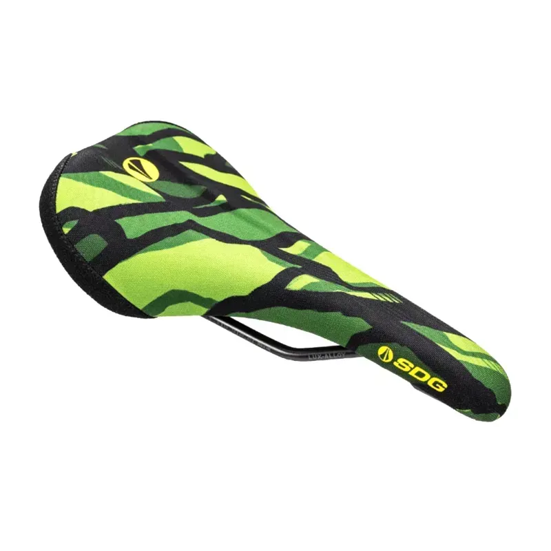 SDG Bel Air V3 Lux-Alloy Terra Firma Bicycle Saddle - Hasie Green-3