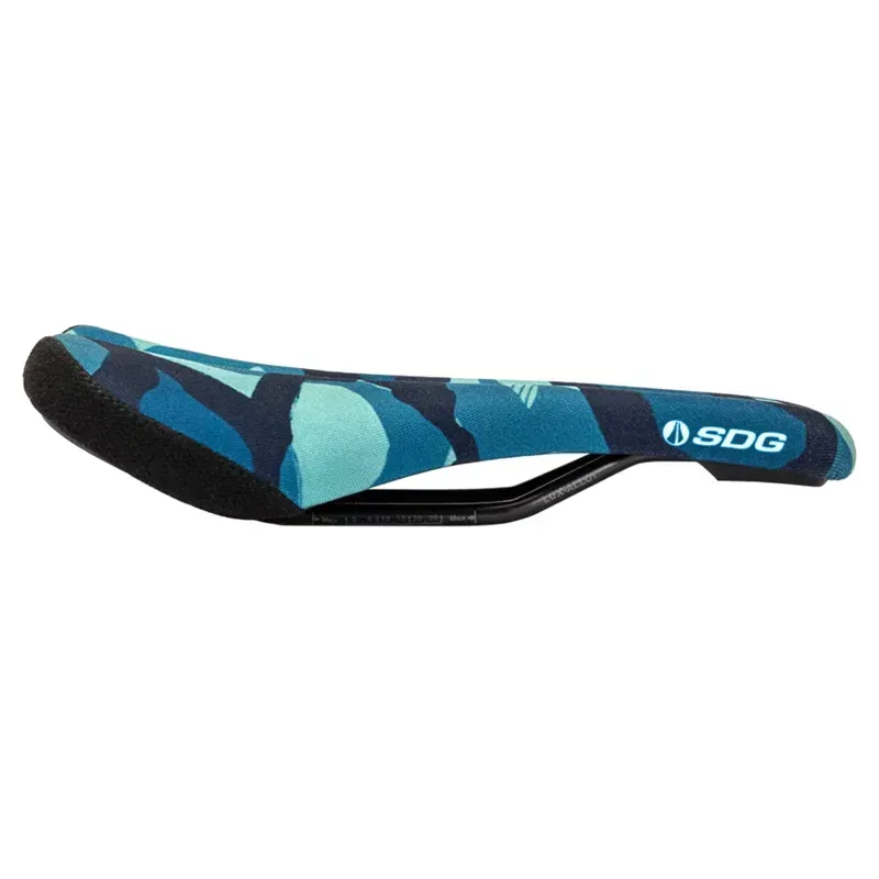SDG Bel Air V3 Lux-Alloy Terra Firma Bicycle Saddle - Hasie Blue-2