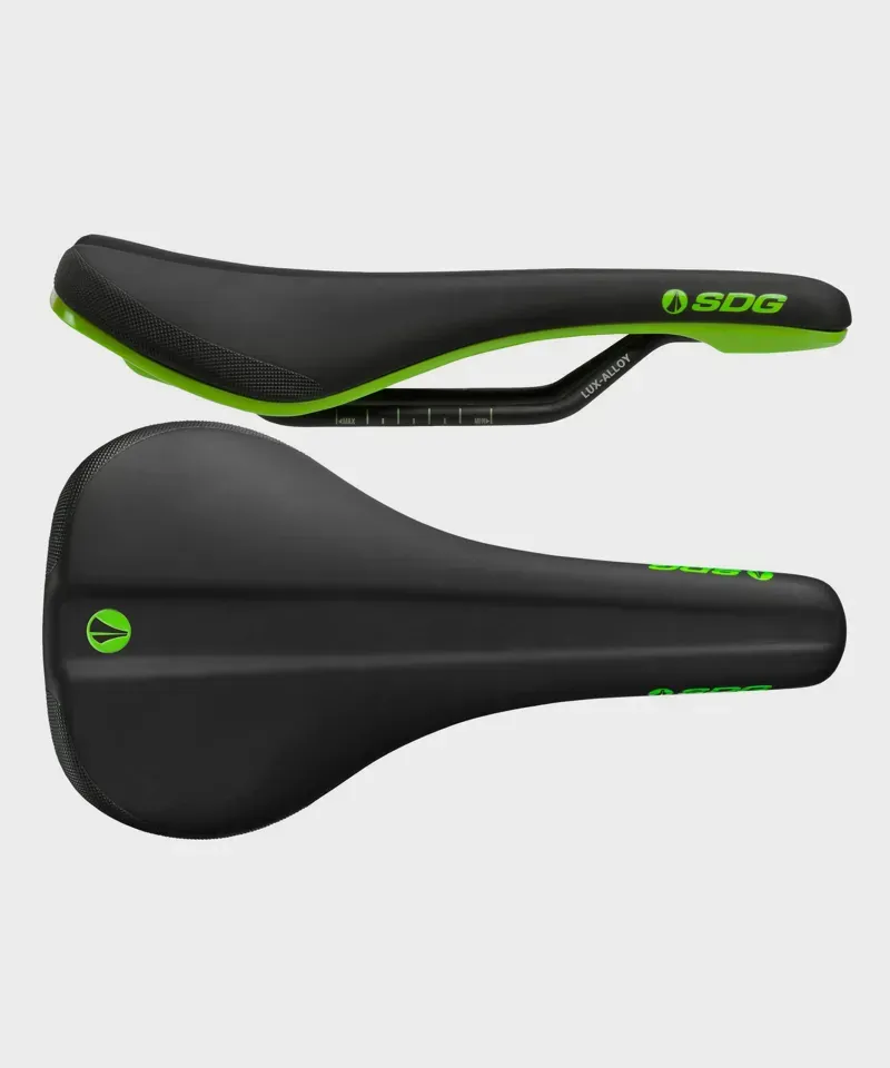 SDG Bel Air V3 Lux-Alloy Bicycle Saddle - Green