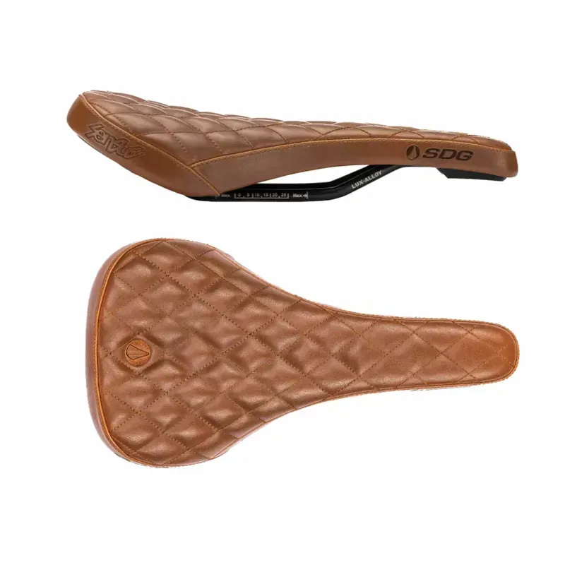 SDG Bel Air V3 Traditional Lux Alloy Sensus 140mm Bicycle Saddle - Tan