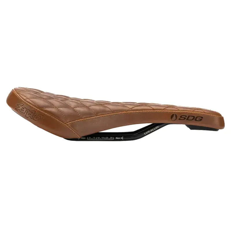 SDG Bel Air V3 Traditional Lux Alloy Sensus 140mm Bicycle Saddle - Tan-2
