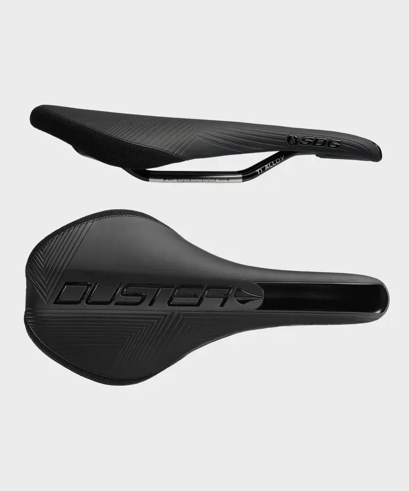 SDG Duster MTN P Ti-Alloy Rail Bicycle Saddle - Black
