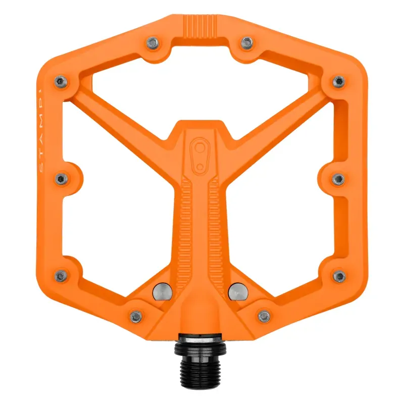 Crankbrothers Stamp 1 Gen 2 Flat MTB Pedals - Orange