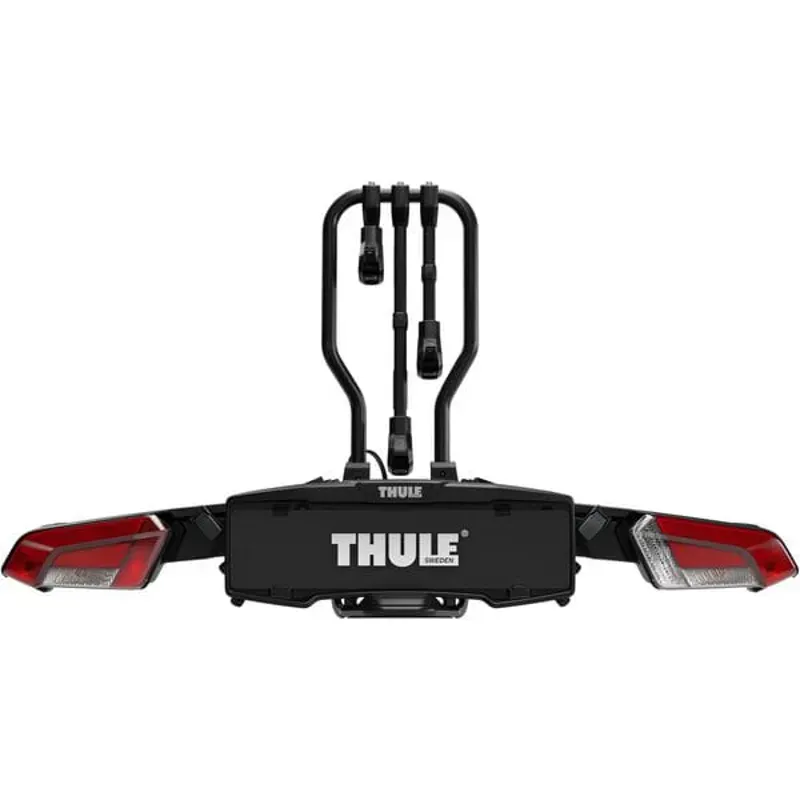 Thule 945 EasyFold 3 - 3-Bike AcuTight 3-Pin Bike Carrier - Black/Silver-1