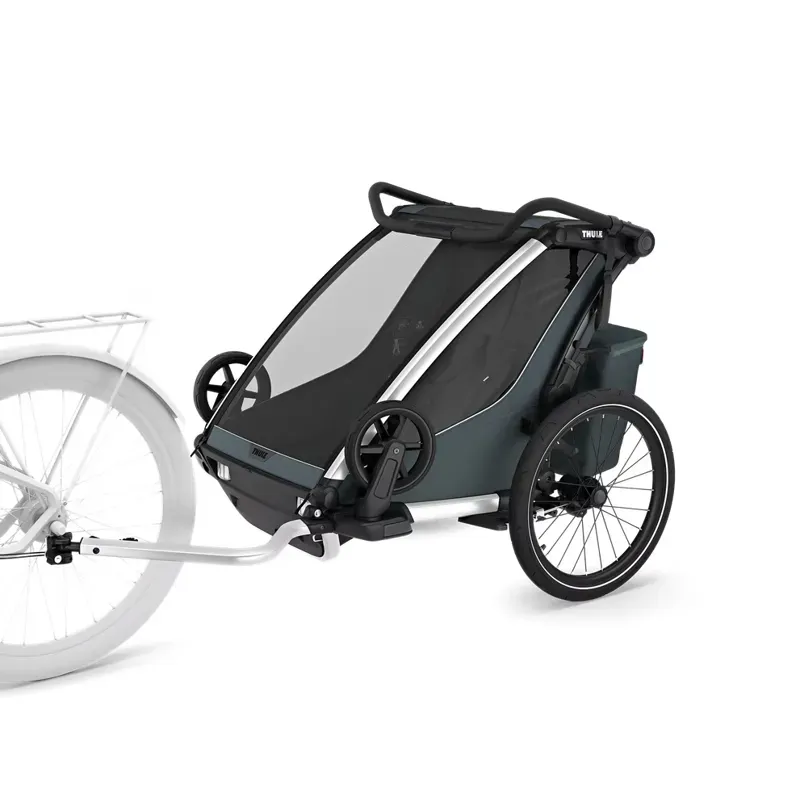 Thule Chariot Cross 2 Double Child Carrier - Dark Slate Grey-1