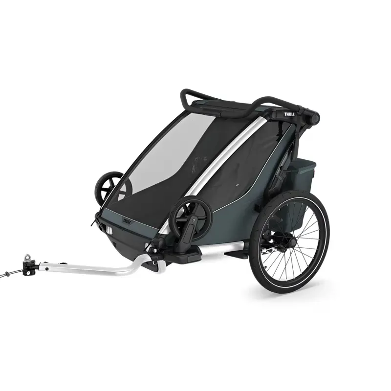 Thule Chariot Cross 2 Double Child Carrier - Dark Slate Grey