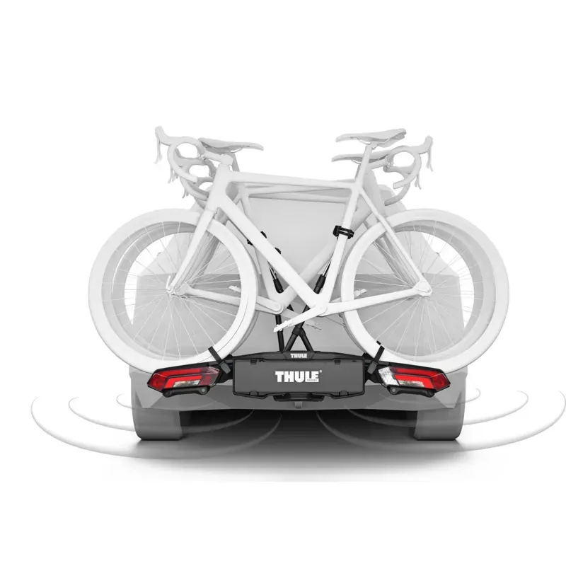 Thule Epos ParkSecure 3-Bike Towball Bike Carrier - Black/Silver-7