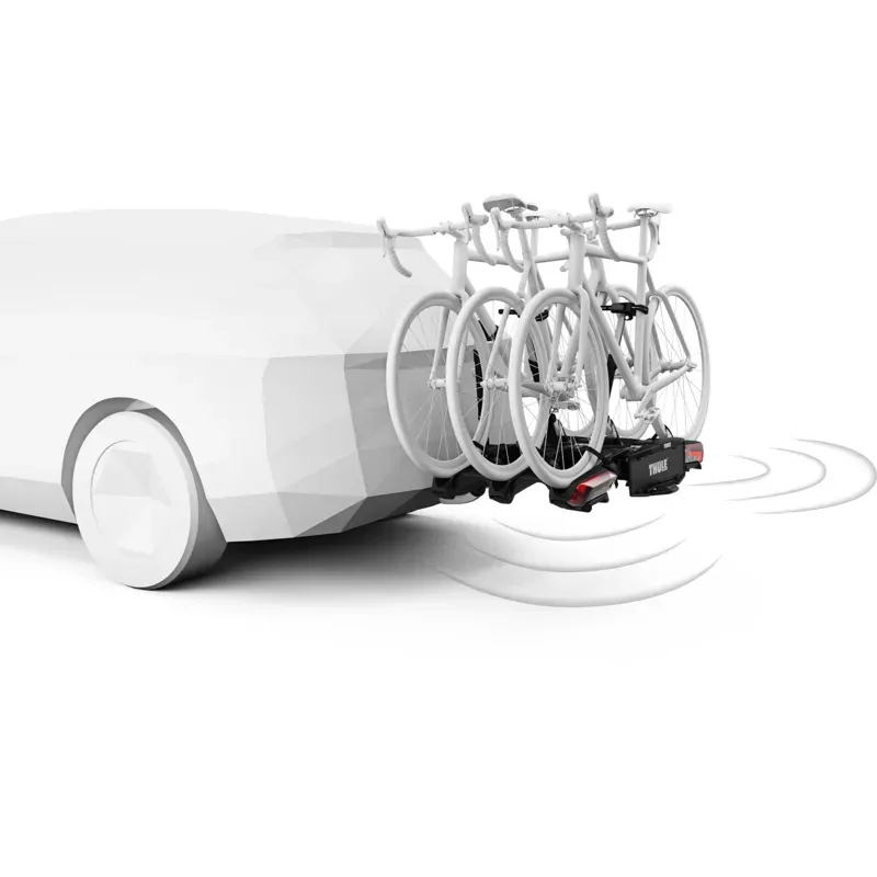 Thule Epos ParkSecure 3-Bike Towball Bike Carrier - Black/Silver-8
