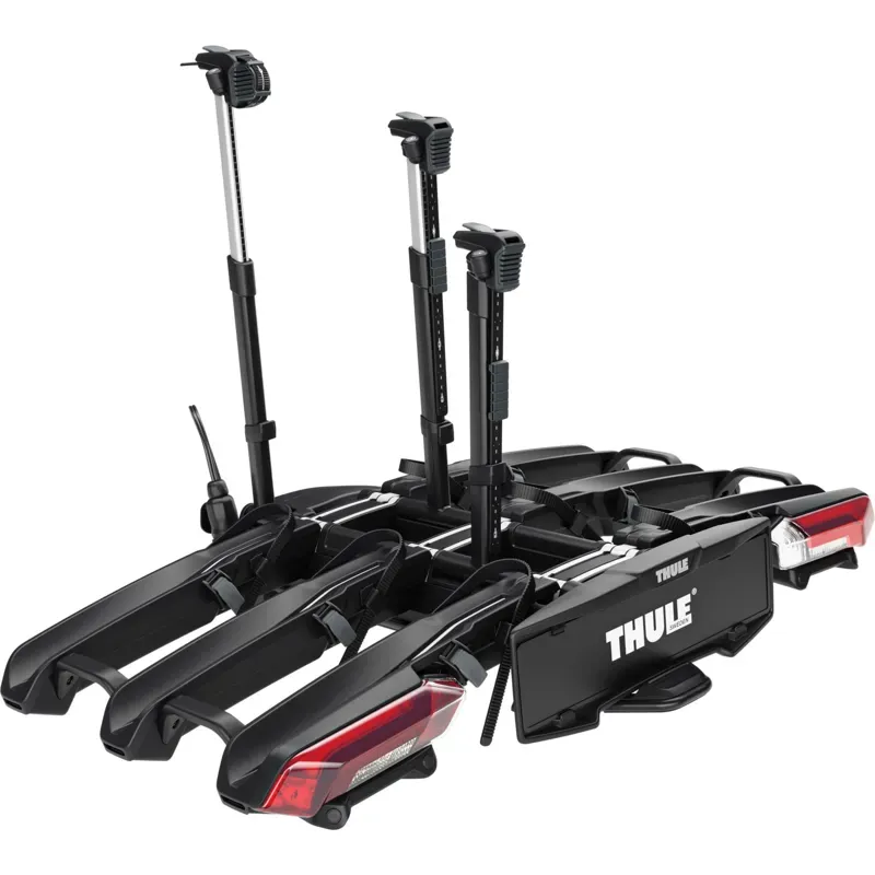 Thule Epos ParkSecure 3-Bike Towball Bike Carrier - Black/Silver