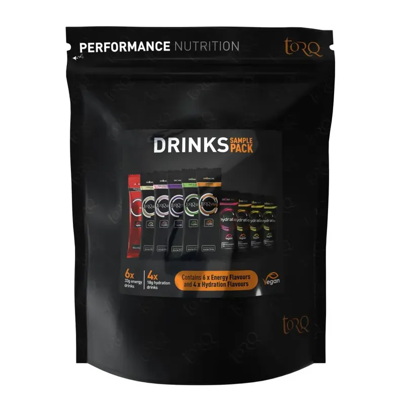Torq Energy and Hydration Drink Sampler Pack - Box of 8
