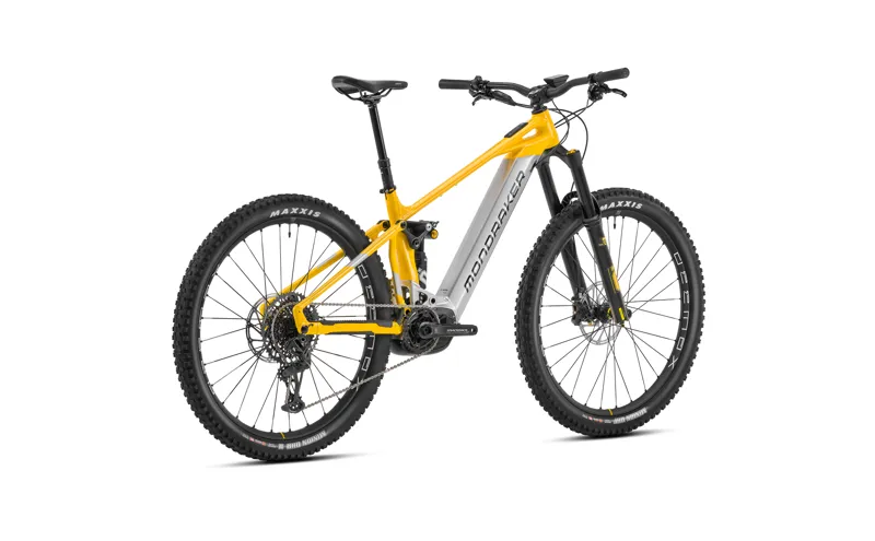 2023 Mondraker Crafty XR - 29 Inch Full-Suspension Electric MTB - Yellow / Silver-2