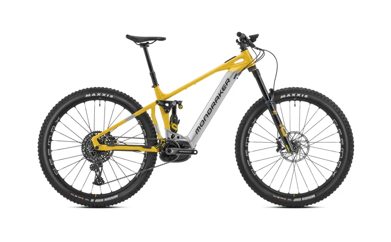 2023 Mondraker Crafty XR - 29 Inch Full-Suspension Electric MTB - Yellow / Silver