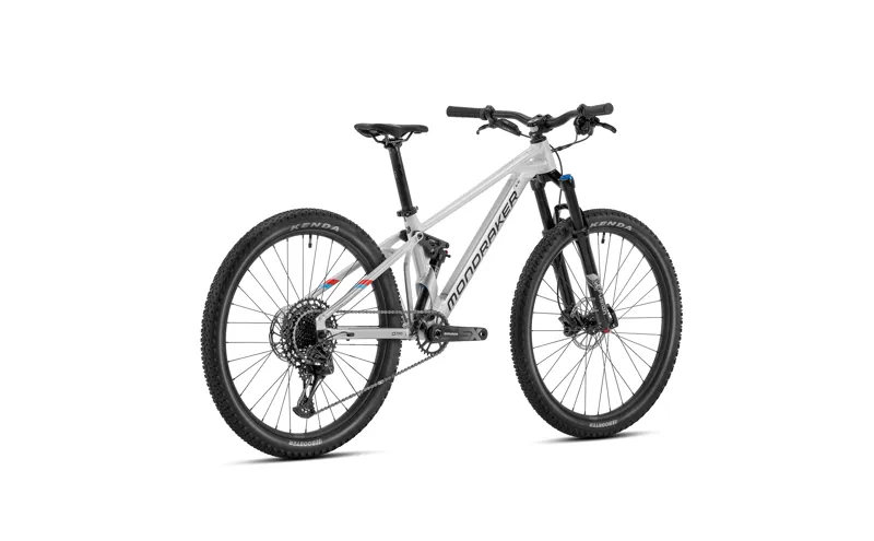 2023 Mondraker Factor 26 - 26 Inch Full-Suspension Kids MTB - White-2