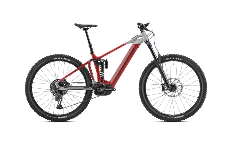 2023 Mondraker Level R - 29 Inch Full-Suspension Electric MTB - Red / Grey
