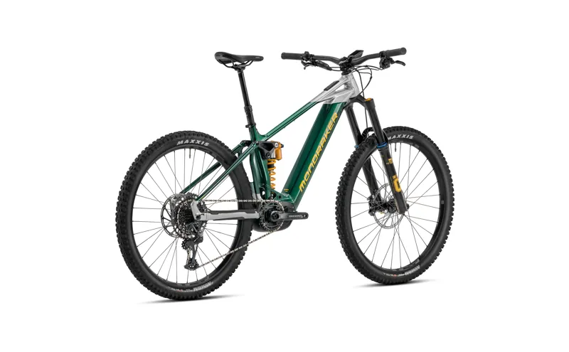 2023 Mondraker Level XR - 29 Inch Super Enduro Full-Suspension Electric MTB - Green / Silver-2
