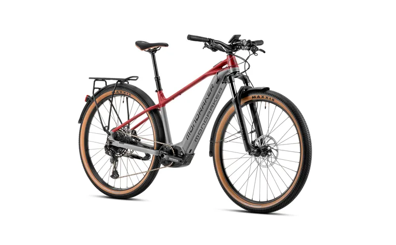 2023 Mondraker Prime R X  - Urban / Cross Country Electric Bike - Grey / Red-2
