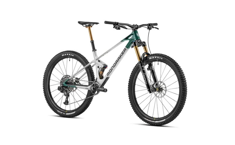 2023 Mondraker Raze RR SL - 29 Inch Carbon Trail Full-Suspension MTB - White / Green-1
