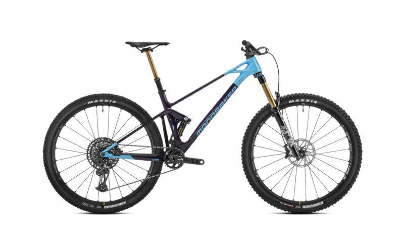 2023 Mondraker Raze RR - 29 Inch Carbon Trail Full-Suspension MTB - Purple / Blue