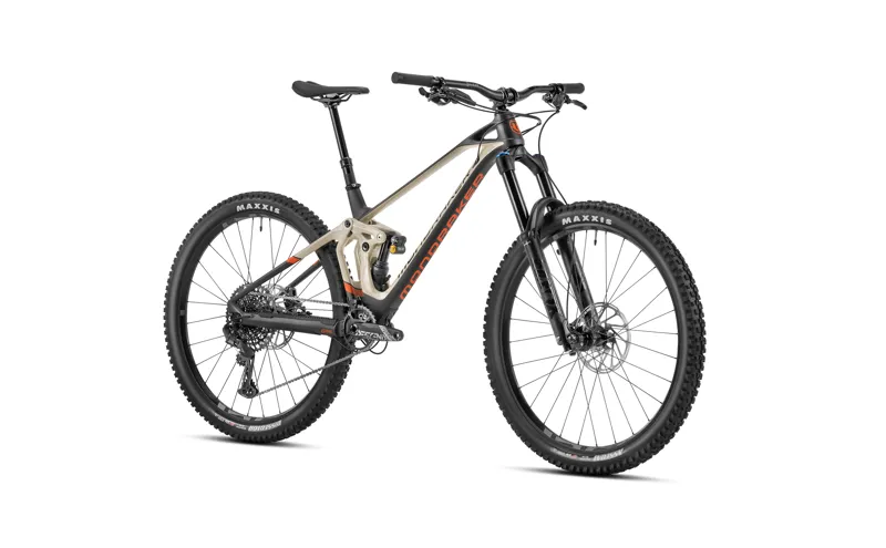 2023 Mondraker Superfoxy R - 29 Inch Carbon Super Enduro Full-Suspension MTB - Black / Brown-1