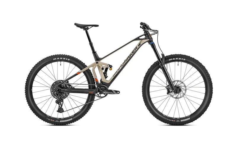 2023 Mondraker Superfoxy R - 29 Inch Carbon Super Enduro Full-Suspension MTB - Black / Brown