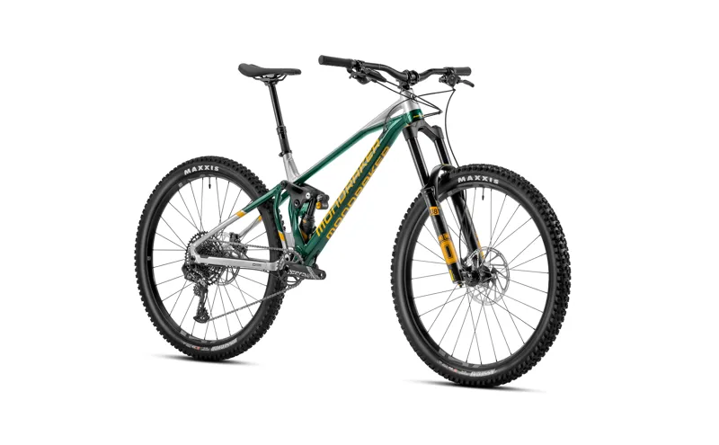 2023 Mondraker Superfoxy R - 29 Inch Super Enduro Full-Suspension MTB - Green / Silver / Yellow-1