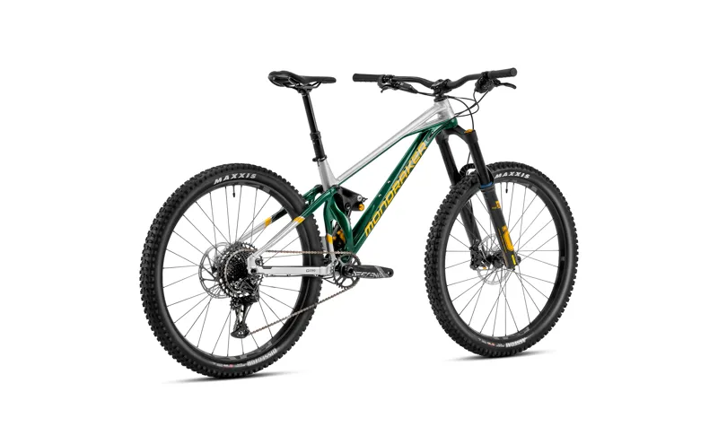 2023 Mondraker Superfoxy R - 29 Inch Super Enduro Full-Suspension MTB - Green / Silver / Yellow-2