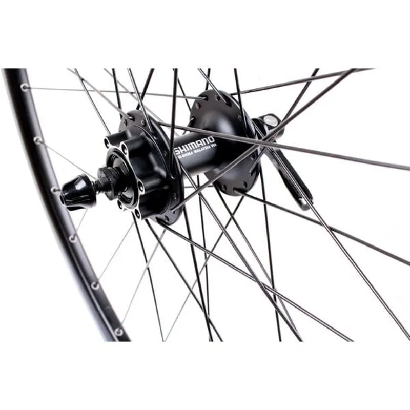 M-Part 700c/29 Inch Gravel Front Wheel - Shimano Deore 6 Bolt Hub QR TLR Rim -2