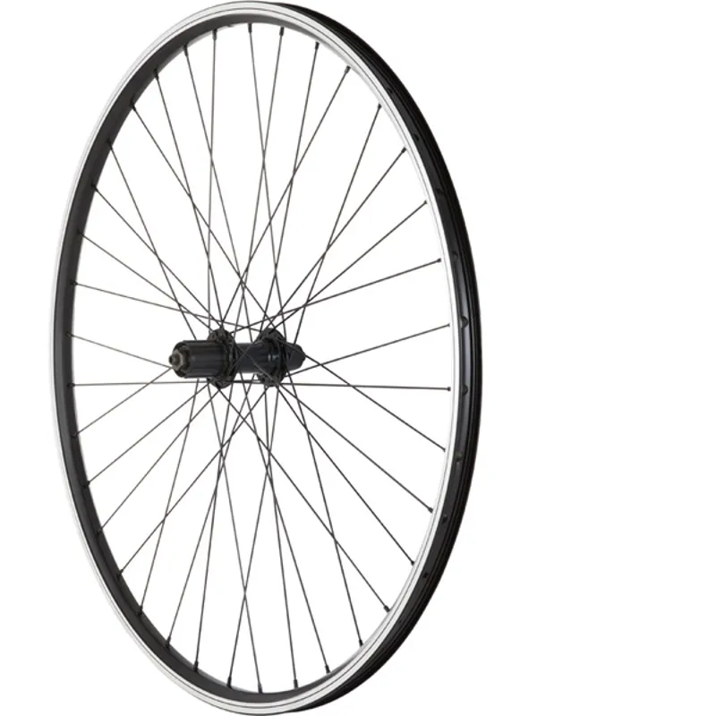 M-Part 700c Hybrid Rear Quick Release Cassette Wheel - Black 