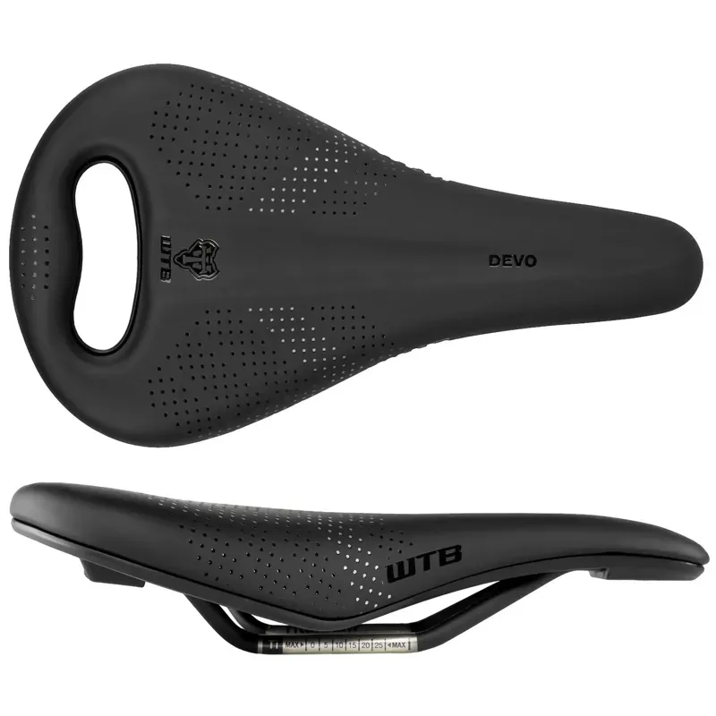 WTB Devo PickUp Titanium Saddle - Medium / Black