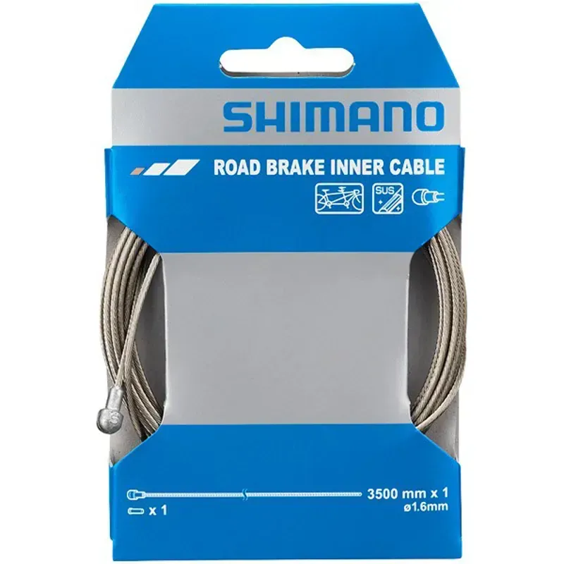 Shimano Road Tandem 1.6x3500mm SS Inner Brake Cable in Silver-2